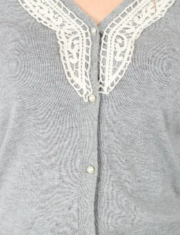 Cardigan Zara, gri Gri