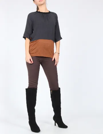 Bluza Zara, gri/maro Gri