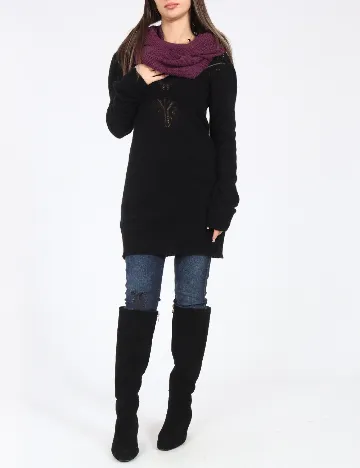 Fular Circular Bershka, mov Mov