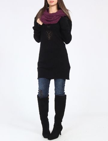 Fular Circular Bershka, mov