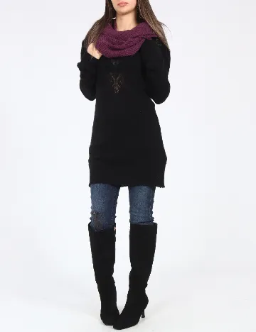 Fular Circular Bershka, mov Mov