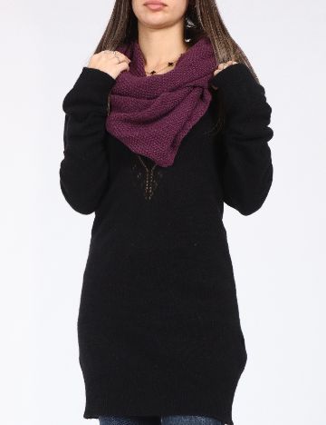 Fular Circular Bershka, mov