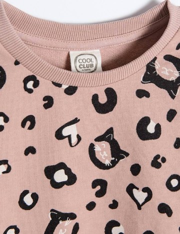 Bluza Cool Club, roz pudra