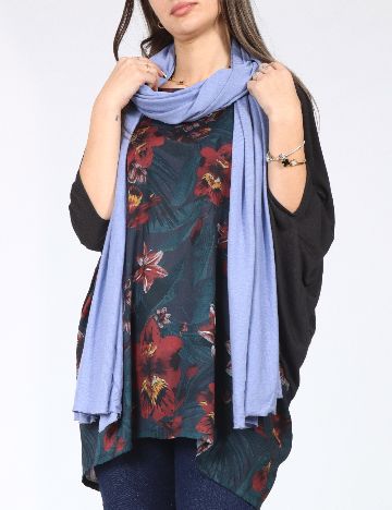 Esarfa Bershka, albastru