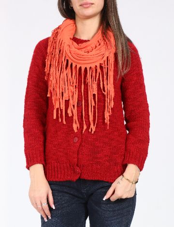 Esarfa circulara Bershka, portocaliu