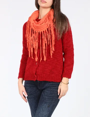 Esarfa circulara Bershka, portocaliu Portocaliu