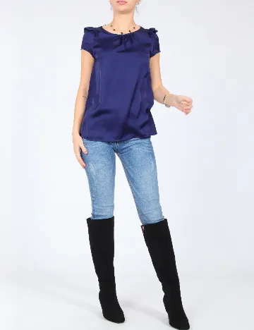 Bluza Zara, bleumarin Albastru