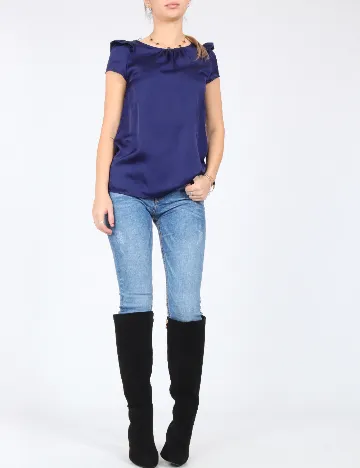Bluza Zara, bleumarin Albastru