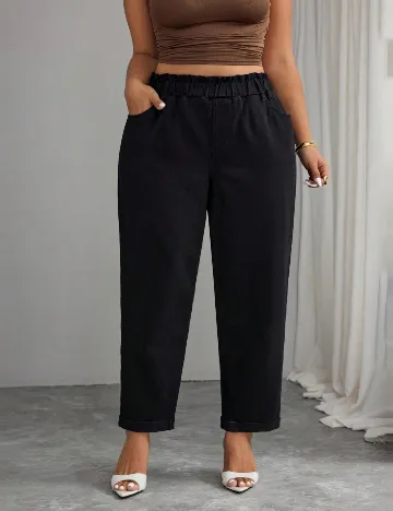 Blugi SHEIN CURVE, negru Negru