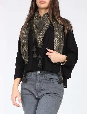 Esarfa Bershka, verde Verde