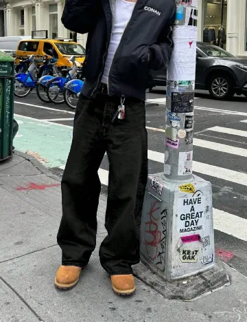 Blugi SHEIN, negru Negru