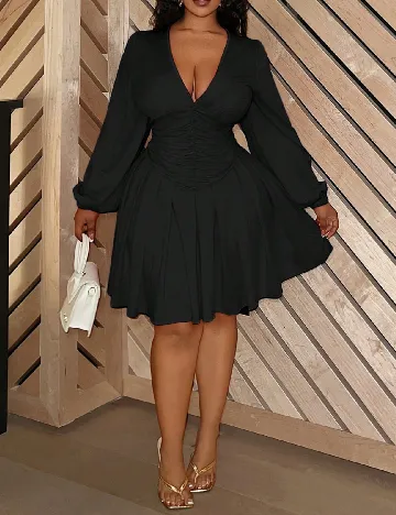 Rochie scurta SHEIN CURVE, negru Negru