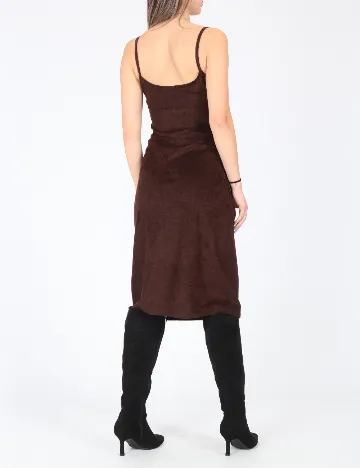 Rochie scurta Bershka, maro Maro