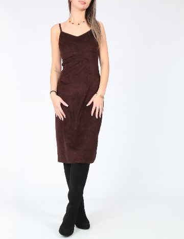 Rochie scurta Bershka, maro