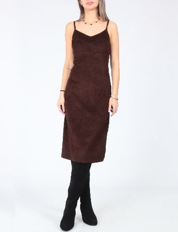 Rochie scurta Bershka, maro