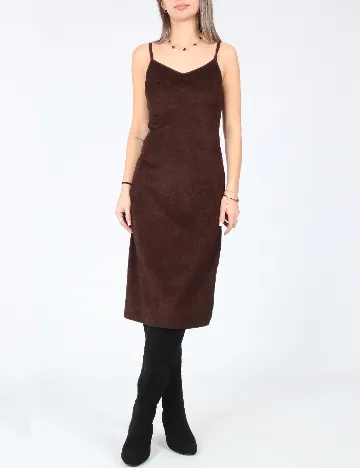 Rochie scurta Bershka, maro Maro