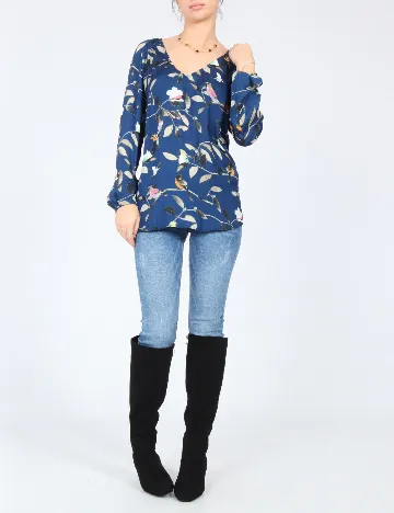 Bluza Zara, albastru Albastru