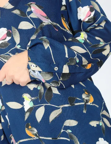 Bluza Zara, albastru Albastru