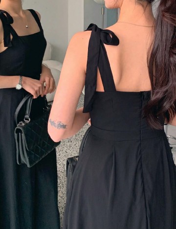 Rochie lunga Dazy, negru