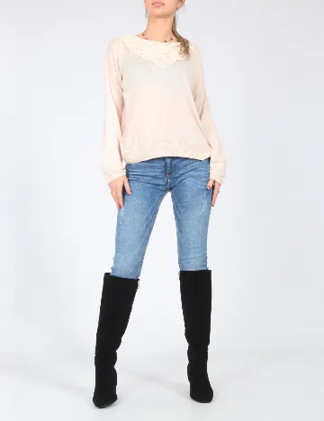 Cardigan Zara, roz pal Roz