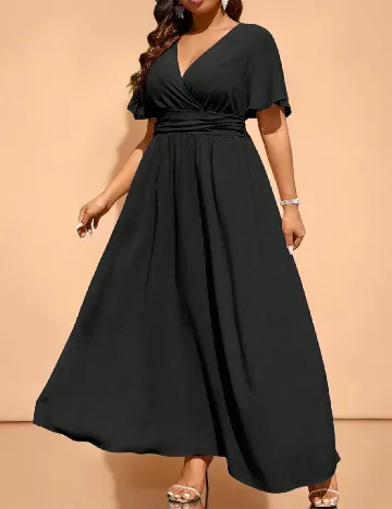 Rochie lunga SHEIN CURVE, negru Negru