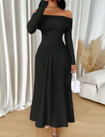 Rochie lunga SHEIN, negru Negru