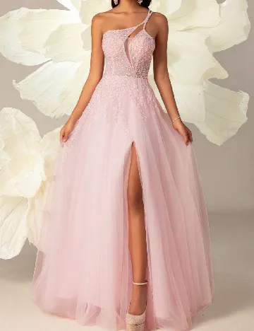 Rochie lunga VIPGIRL, roz Roz