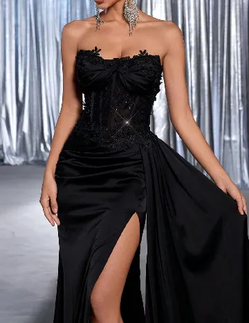 Rochie lunga SHEIN, negru Negru