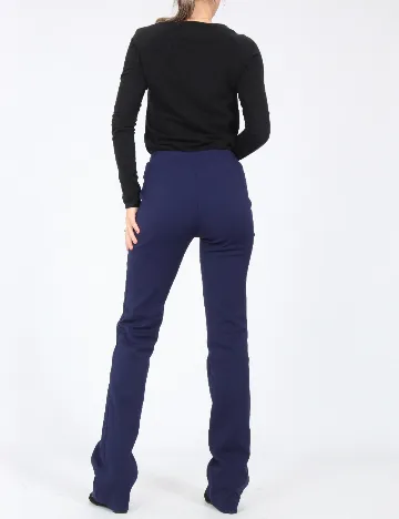 Pantaloni Zara, bleumarin Albastru