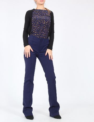 Pantaloni Zara, bleumarin