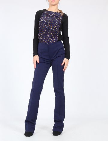 Pantaloni Zara, bleumarin