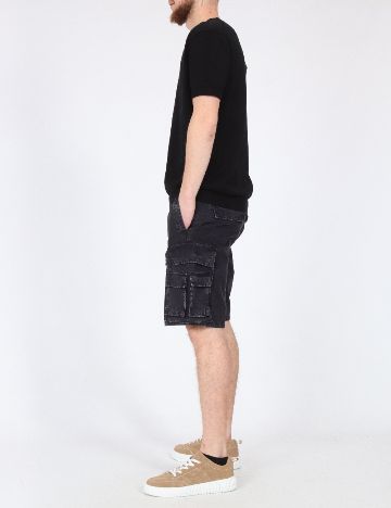 Pantaloni scurti Zara, negru