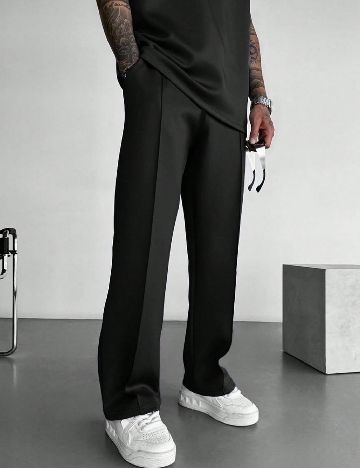 Pantaloni SHEIN, negru