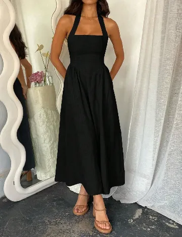 Rochie lunga SHEIN, negru Negru