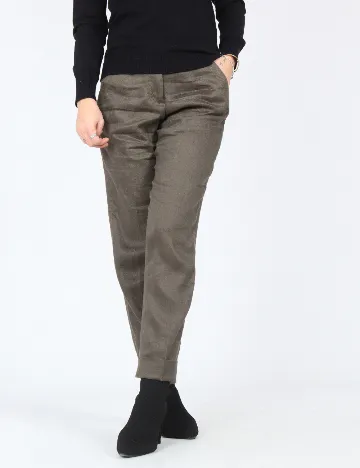 Pantaloni Zara, verde Verde