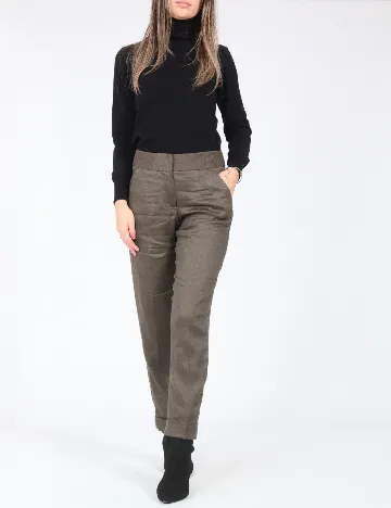 Pantaloni Zara, verde Verde