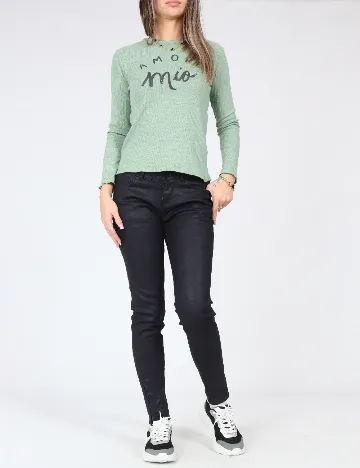 Pantaloni Zara, bleumarin Albastru