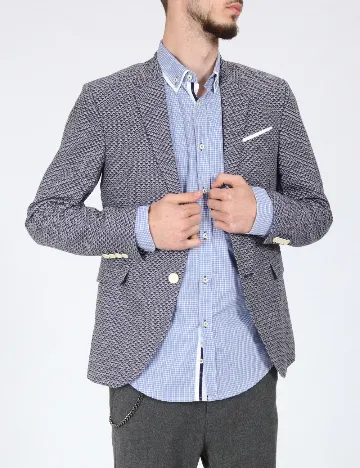 Sacou Zara, bleumarin Albastru