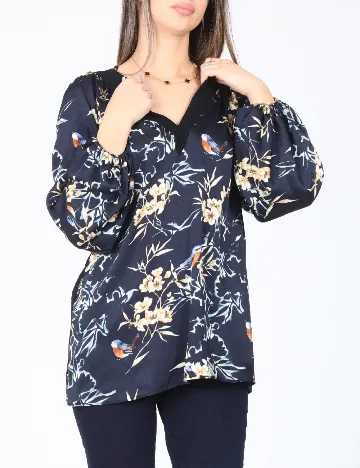 Bluza Zara, bleumarin Albastru