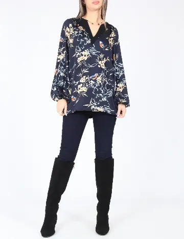 Bluza Zara, bleumarin Albastru