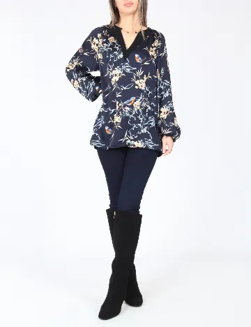 Bluza Zara, bleumarin Albastru