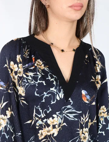 Bluza Zara, bleumarin Albastru