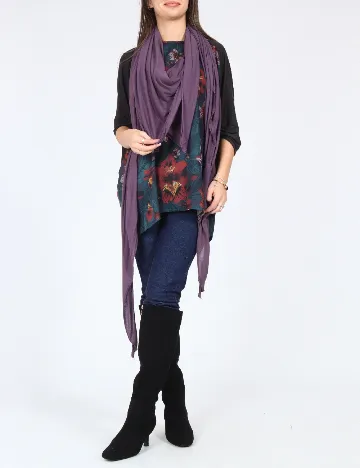 Esarfa Bershka, mov Mov