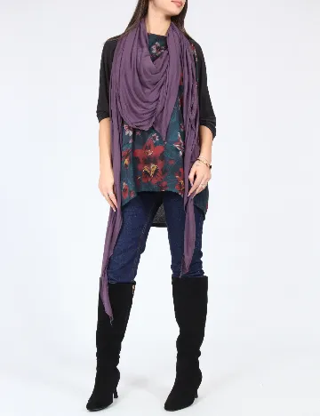 Esarfa Bershka, mov Mov