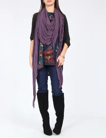 Esarfa Bershka, mov Mov