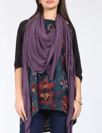 Esarfa Bershka, mov Mov