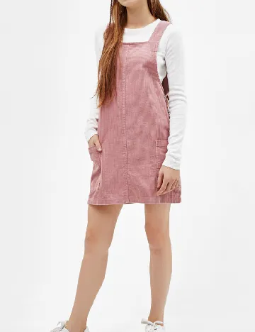 Rochie scurta Bershka, roz Roz