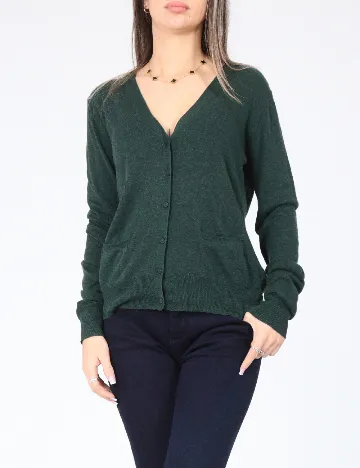 Cardigan Zara, verde Verde