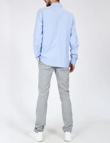 Camasa Bershka, albastru Albastru