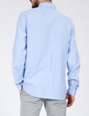 Camasa Bershka, albastru Albastru